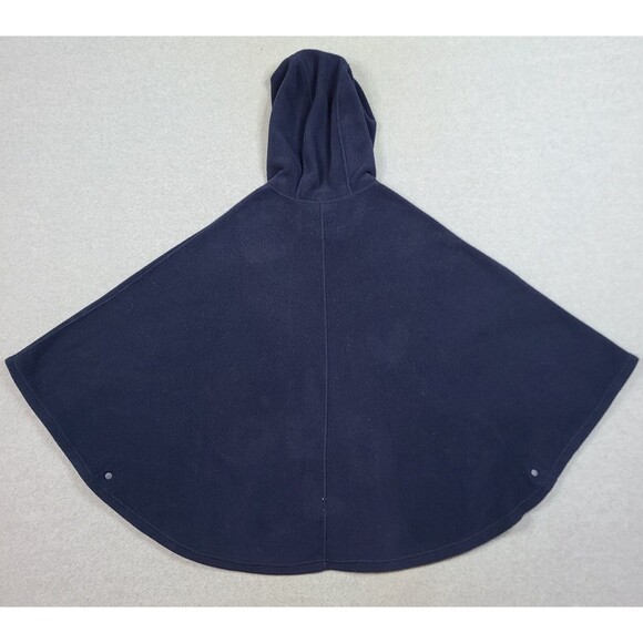 Patagonia Synchilla Fleece Poncho Womens XS/S Blue Hooded Jacket Cape Pullover - Picture 10 of 12